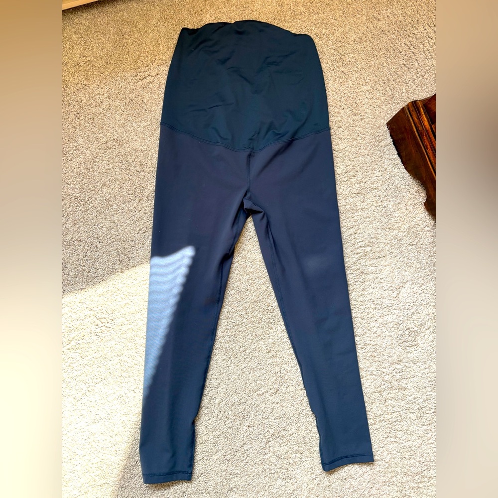 Isabel Maternity High-Waisted Leggings Large Like New Stretch Motherhood